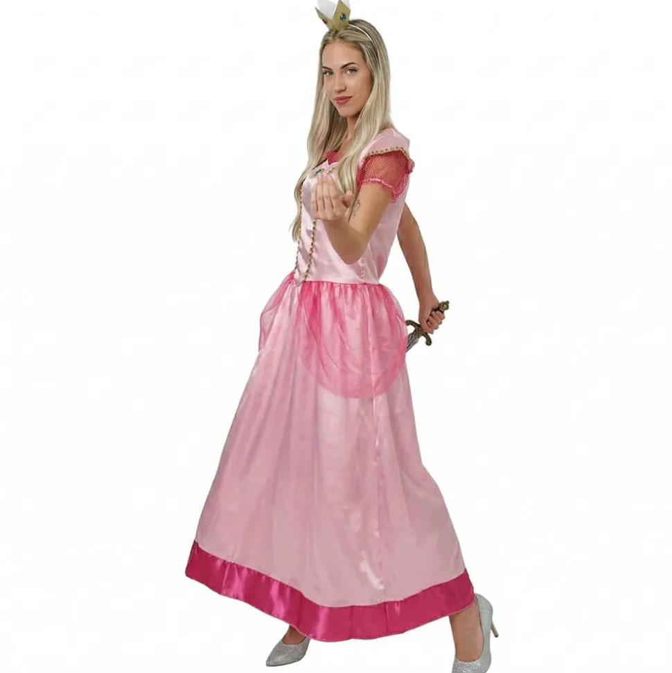 Disfraz de Princesa Rosa con Diadema Adulto
