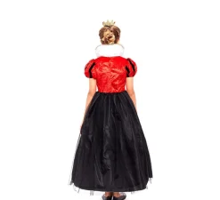 Disfraz de Reina de Corazones Rojo y Negro para niña