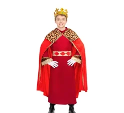 New Disfraz de Rey Mago Rojo para niño y bebé