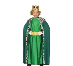 Clearance Disfraz de Rey Mago Verde para niño