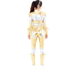Disfraz de Robot Woman Estelar Dorado para mujer