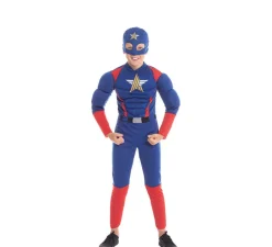 Sale Disfraz de Star Héroe Americano para niño