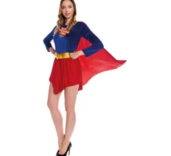 Sale Disfraz de Super Heroína Kriptoniana para mujer