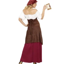 Disfraz de Tabernera Medieval Alegre para mujer