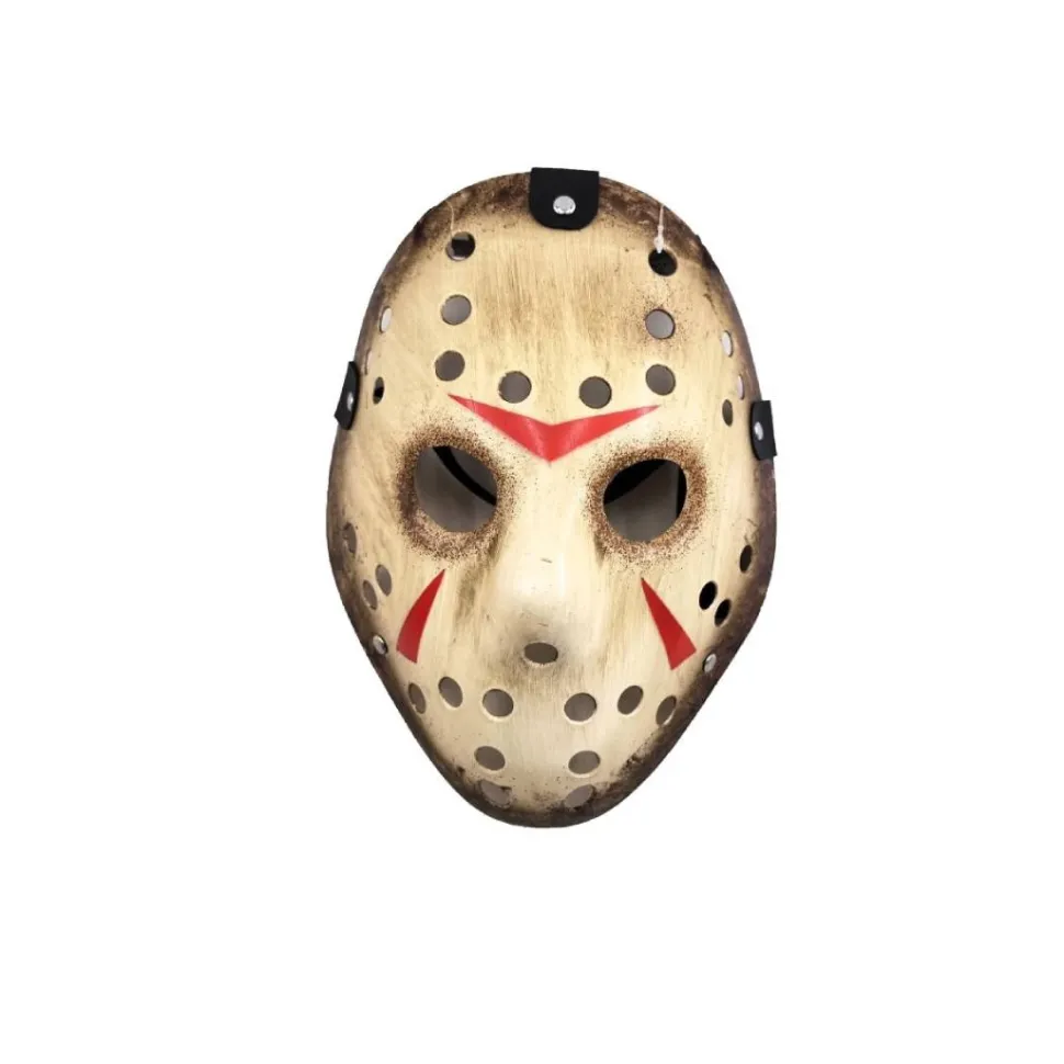 Disfraz de Terror de Jason Voorhees Adulto - Mono y Máscara de Hockey con Machete Falso