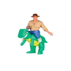 Disfraz dinosaurio hinchable montado