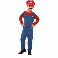 New Disfraces Lucero Disfraz Fontanero Rojo de Videojuego Infantil
