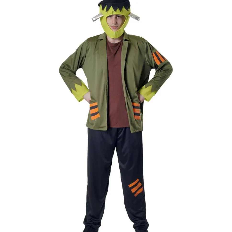 Disfraz Frankenstein Adulto Hombre Kit Monstruo Verde