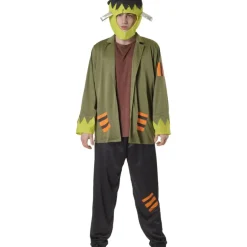Disfraz Frankenstein Adulto Hombre Kit Monstruo Verde