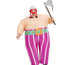 New Disfraz Hinchable de Vikingo Galo de Dibujos animados para adulto