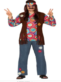 Disfraz hippie hombre
