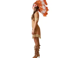New Atosa Disfraz India Mujer Adulto Marrón Claro Talla XS-S