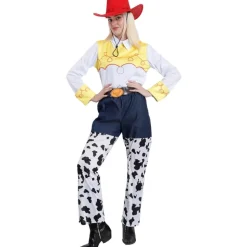 Disfraz Jessie Toy la Vaquera Amiga Woody Traje Sombrero Cowboy Rojo Mujer Adulto