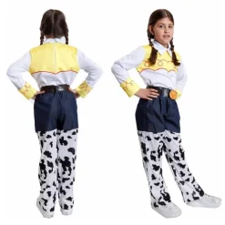 Disfraz Jessie Vaquera Toy Infantil Cowgirl Amiga de Woody Sheriff Niñas - Talla 3 a 15 años