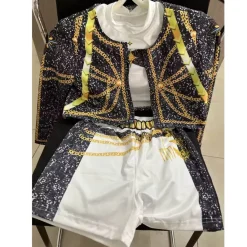 Disfraz K-Pop para Mujer Idol Coreana 3 piezas Talla S/M