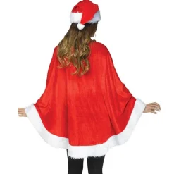 Disfraz Mamá Noel Poncho Gorro y Medias