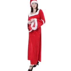 Disfraz Mamá Noel Terciopelo Rojo
