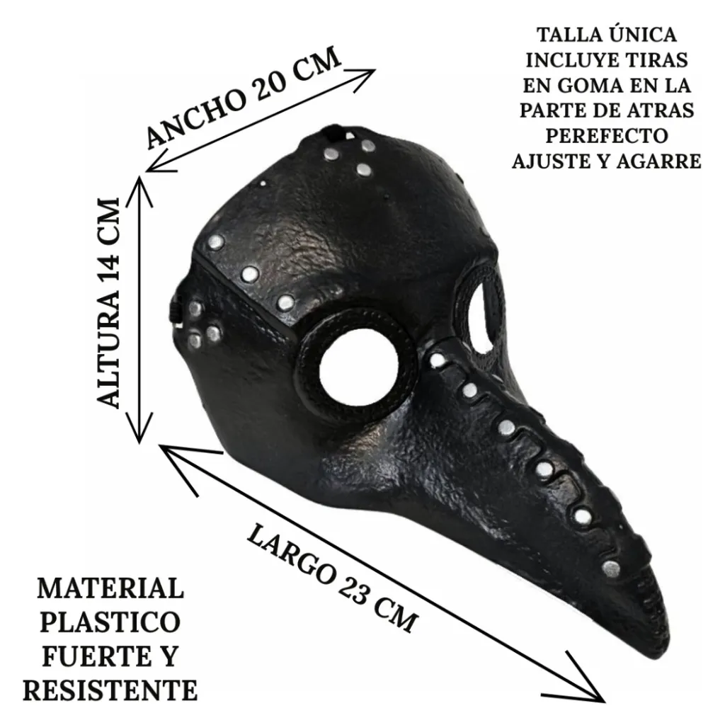 Online Kebedo Moda Disfraz Monje Peste Negra Adulto