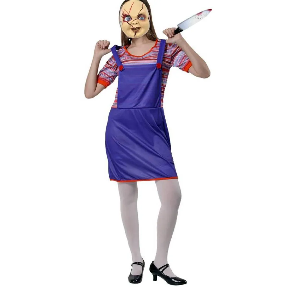 Hot Kebedo Moda Disfraz Muñeca Malvada Mujer Adulta Estilo Novia de Chucky