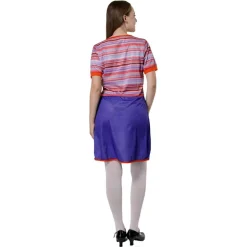 Disfraz Muñeca Malvada Vestido Mujer Retro Adulta la Novia de Chucky Terror