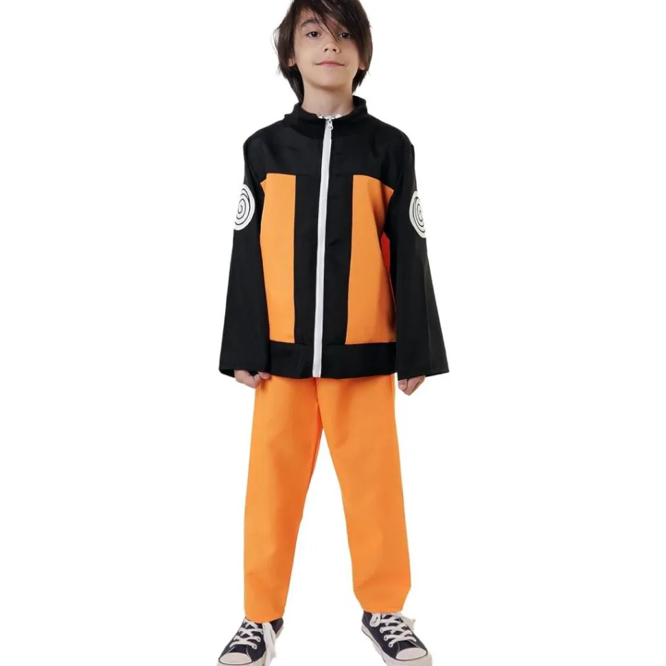 Disfraz Ninja para Niño - Traje Naruto Uzumaki de Anime