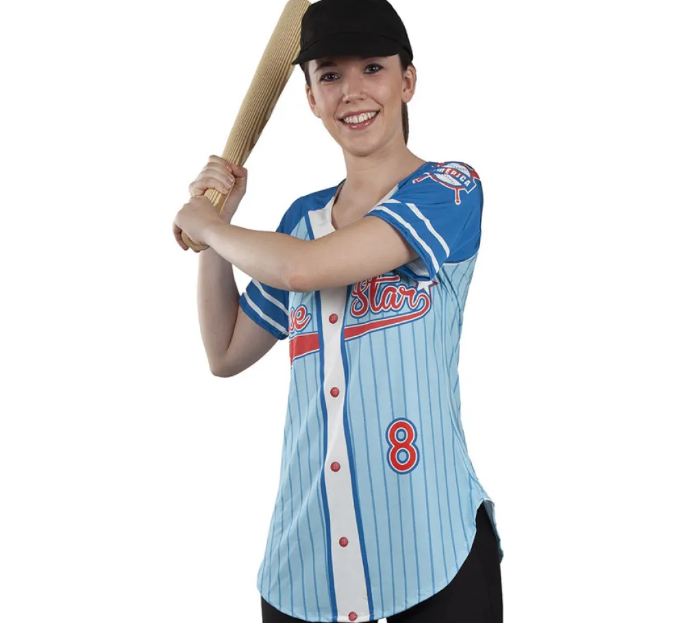 Disfraz o Camiseta Béisbol para mujer