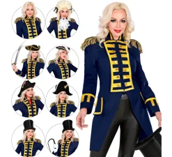 Disfraz o Chaqueta de Frac Blue Parade para mujer