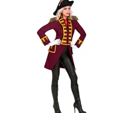 Discount Disfraz o Chaqueta de Frac Burgundy Parade para mujer