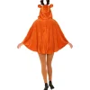 Outlet Disfraz o Poncho de Reno Coqueta con capucha para mujer