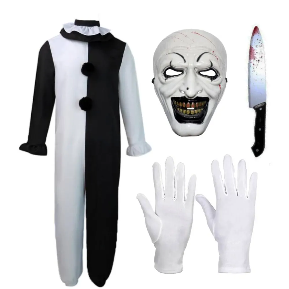 Kebedo Moda Disfraz Payaso Art the Clown de Terrifier Adulto