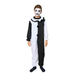 Discount Dysmad Disfraz Payaso Asesino Blanco y Negro Infantil