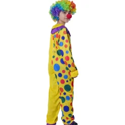 Disfraz Payaso de Circo para niños - Traje de Payaso con Peluca y Nariz