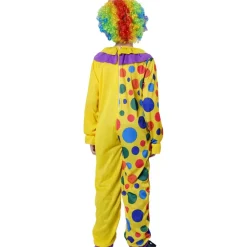Disfraz Payaso de Circo para niños - Traje de Payaso con Peluca y Nariz