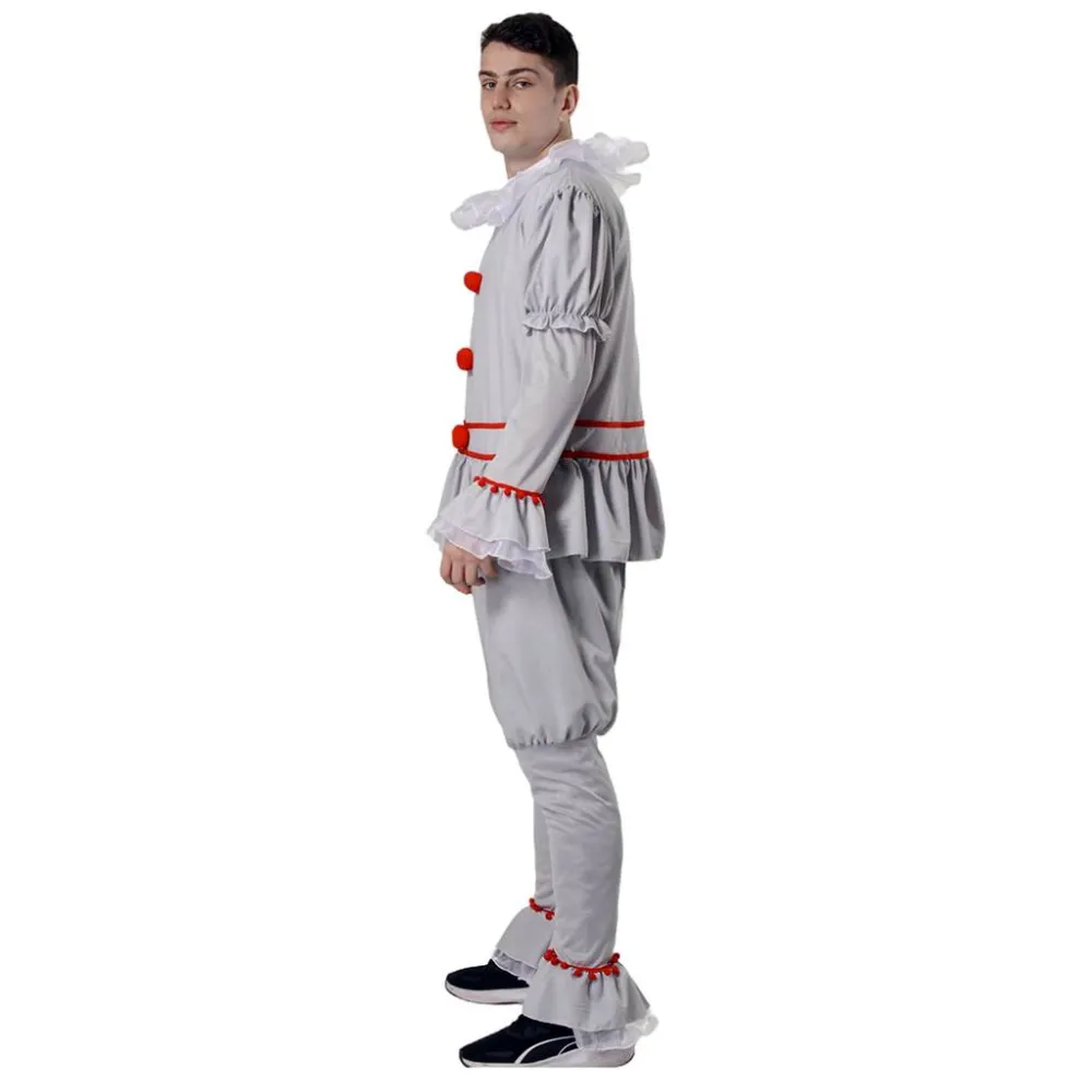 Kebedo Moda Disfraz Payaso Terrorífico Peluca roja Hombre Pennywise "IT" Bienvenidos A Derry