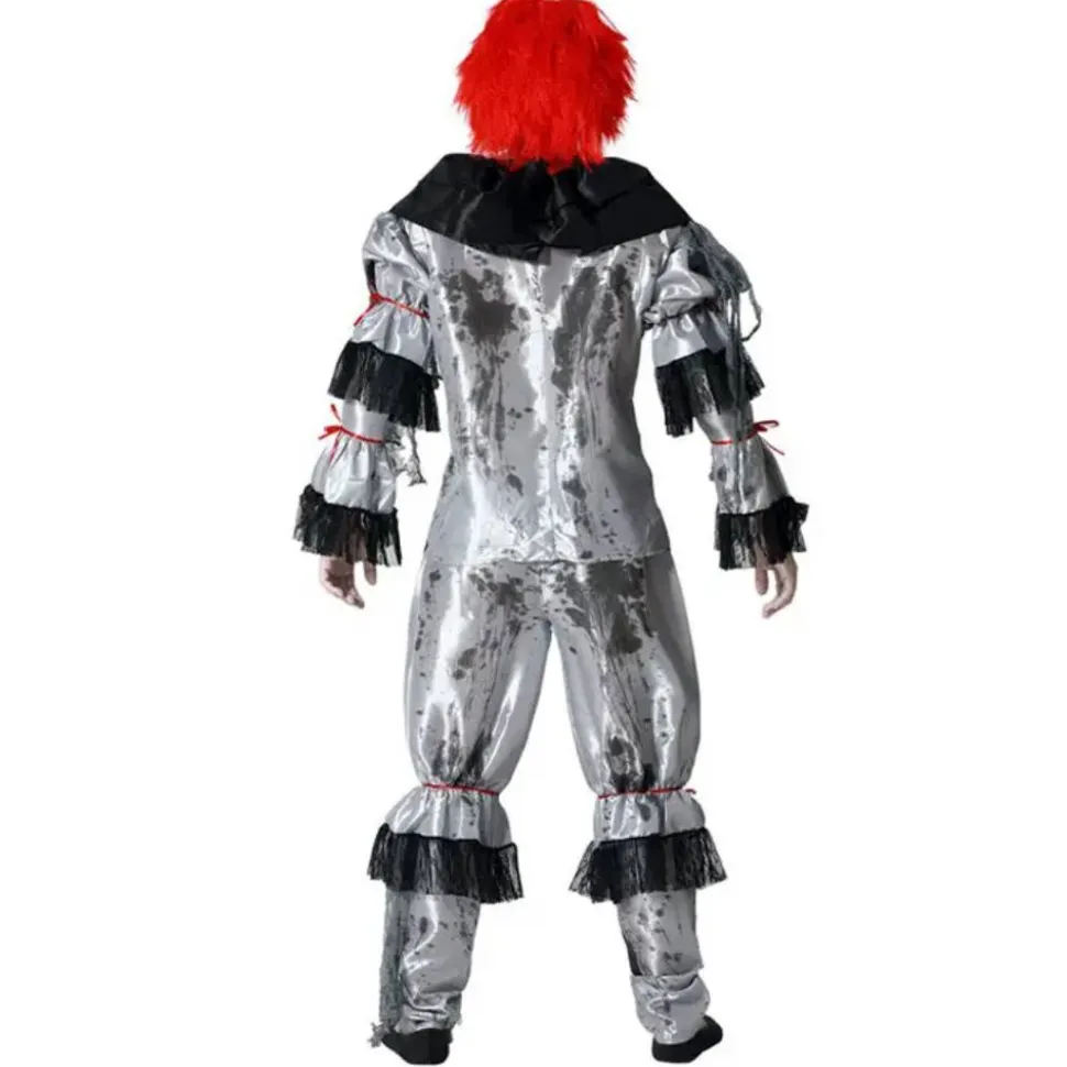Disfraz Payaso Terror Hombre Adulto IT Pennywise Mono Enterizo Peluca