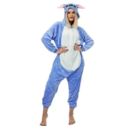 Disfraz Pijama de Extraterrestre Azul para Adulto – Mono Kigurumi de Alienígena Adorable