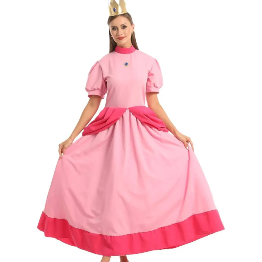 Clearance Kebedo Moda Disfraz Princesa Peach