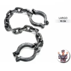 Disfraz Prisionero Naranja Adulto con Grilletes