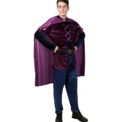 Outlet Kebedo Moda Disfraz Príncipe Lila Vintage Hombre Adulto