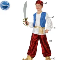 Disfraz Árabe Niño Infantil Alí Babá Talla 7-9