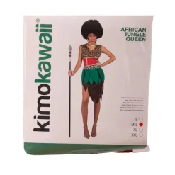 Hot Kimokawaii Disfraz Reina de la Jungla Africana