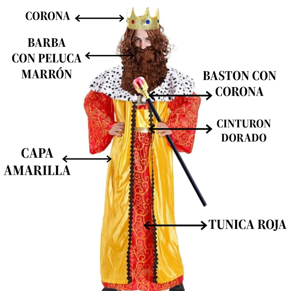 Best Kebedo Moda Disfraz Rey Mago Baltasar