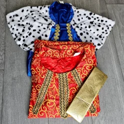 Best Kebedo Moda Disfraz Rey Mago Capa azul Adulto