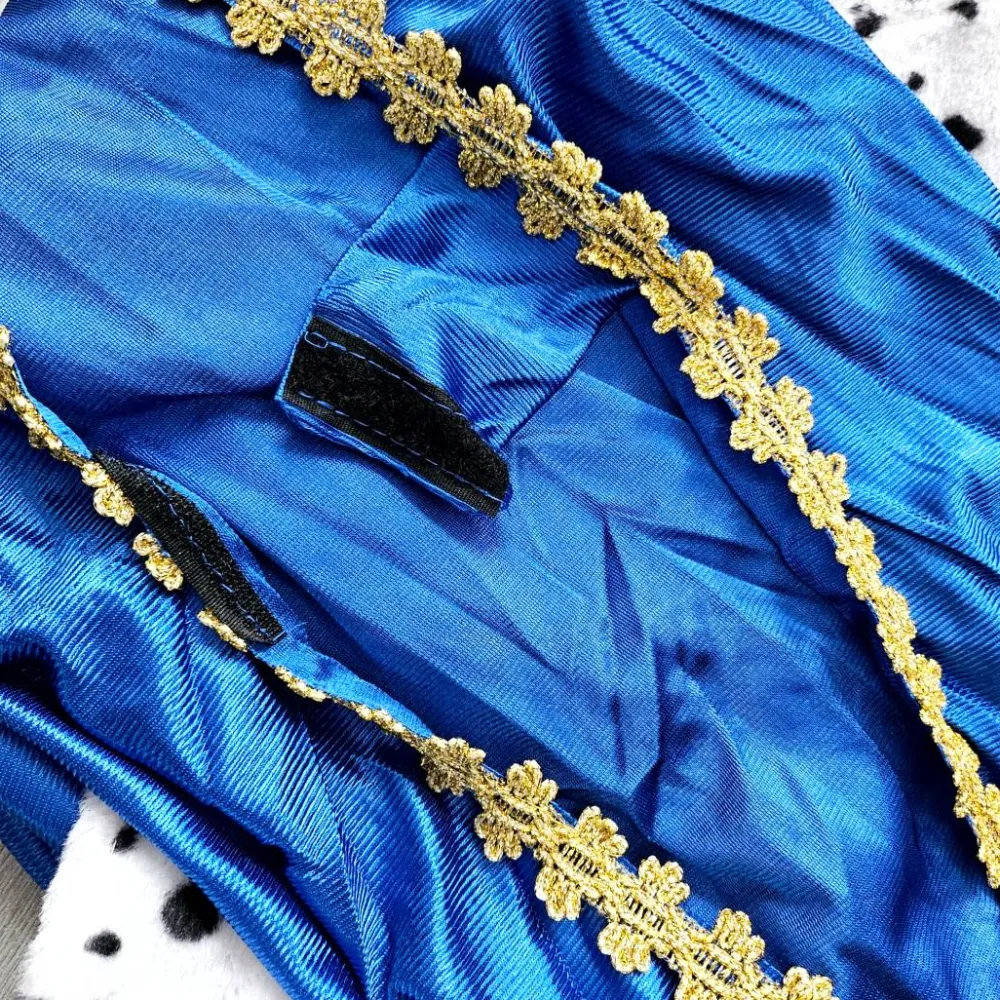 Best Kebedo Moda Disfraz Rey Mago Capa azul Adulto