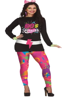 Discount Fiestas Guirca Disfraz 80s woman