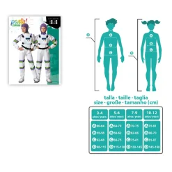 Disfraz Traje Espacial infantil unisex talla 10-12