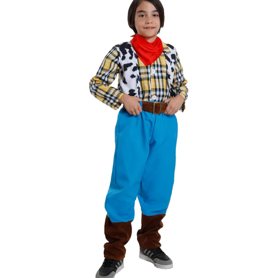 Disfraz Vaquero Woody Toy Niños - Talla 3 a 12 años