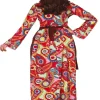Disfraz vestido largo hippie
