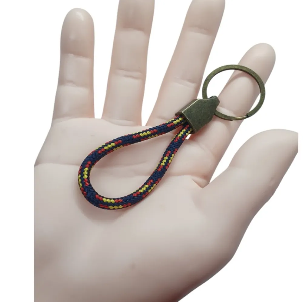 Online PCMaes Dúo pulsera y llavero cordón cabo náutico 4mm azul España