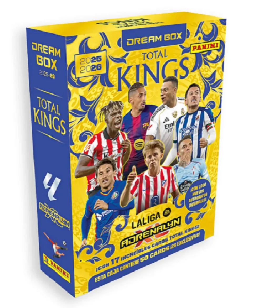 New Panini España Dream Box Total Kings precintada Adrenalyn XL La Liga 2025-26 Panini